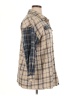 Shein Curve Plaid Blue 3/4 Sleeve Blouse Size 14 Plus (1) - photo 4