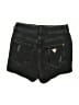 Guess Graphic Black Denim Shorts Size 25 waist - photo 2