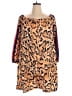 Unbranded Animal Print Orange Tan Romper Size XL - photo 1