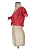 Assorted Brands 100% Viscose Red Short Sleeve Blouse Size P (petite) - photo 5