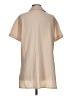 Salanta 100% Polyester Color Block Tan Short Sleeve Blouse Size 2 - photo 2