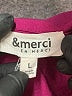 &merci 100% Polyester Burgundy 3/4 Sleeve Blouse Size L - photo 7