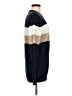 Shein 100% Viscose Color Block Blue Pullover Sweater Size L - photo 4