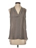 Vince Camuto 100% Polyester Gray Sleeveless Blouse Size S - photo 1