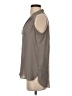 Vince Camuto 100% Polyester Gray Sleeveless Blouse Size S - photo 5