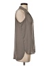 Vince Camuto 100% Polyester Gray Sleeveless Blouse Size S - photo 4