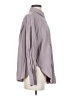 Zara 100% Modal Solid Gray Long Sleeve Button-Down Shirt Size S - photo 4