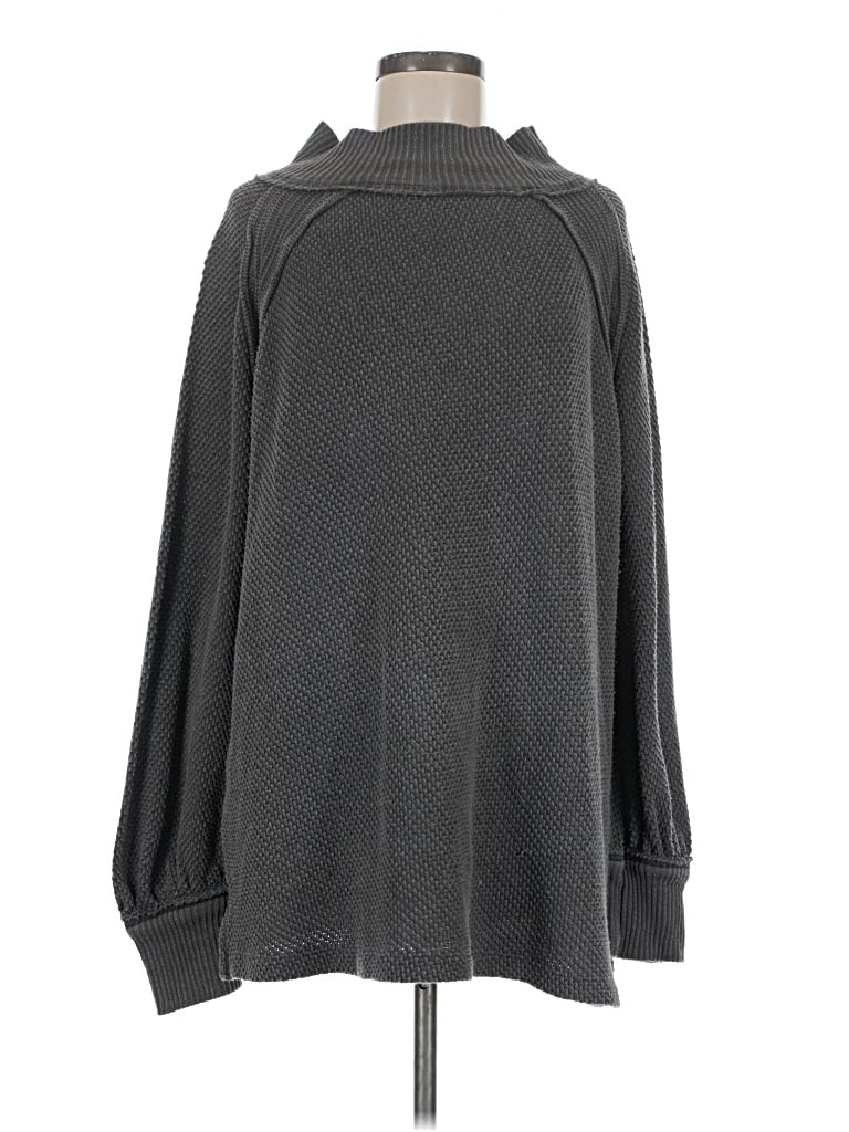 Pre-owned We The Free Turtleneck Sweater In Gray