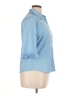 DCC Blue 3/4 Sleeve Blouse Size XL - photo 4