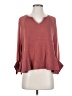Akemi + Kin 100% Polyester Burgundy 3/4 Sleeve Top Size XS - photo 1