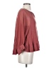 Akemi + Kin 100% Polyester Burgundy 3/4 Sleeve Top Size XS - photo 4