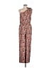 Assorted Brands 100% Viscose Print Red Jumpsuit Size EU 40 / US 10 - photo 1