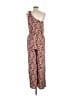 Assorted Brands 100% Viscose Print Red Jumpsuit Size EU 40 / US 10 - photo 2