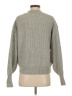 H&M Solid Gray Pullover Sweater Size S - photo 2