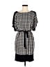 Sangria Houndstooth Black Casual Dress Size 4 - photo 1