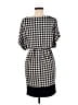 Sangria Houndstooth Black Casual Dress Size 4 - photo 2
