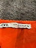 Zara 100% Polyester Orange 3/4 Sleeve Blouse Size S - photo 7