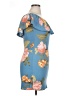 She + Sky Blue Casual Dress Size L (estimated) - photo 4