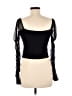 Boohoo Black Long Sleeve Top Size 2 - photo 2