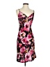 Unbranded Floral Pink Burgundy Cocktail Dress Size XS - photo 1
