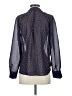 Maurices 100% Polyester Polka Dots Blue 3/4 Sleeve Blouse Size S - photo 2