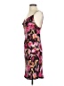 Unbranded Floral Pink Burgundy Cocktail Dress Size XS - photo 5