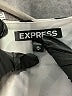 Express 100% Polyester Stripes Gray Casual Dress Size M - photo 7