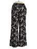 Assorted Brands 100% Rayon Print Black Casual Pants Size S - photo 1