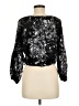 Lovestitch 100% Rayon Black Long Sleeve Blouse Size S - photo 2