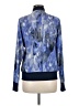 Athleta Print Blue Track Jacket Size M - photo 2