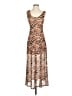 Louna Animal Print Brown Casual Dress Size S - photo 1