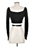 Louna Black Long Sleeve Top Size S - photo 2