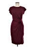 Shein Solid Burgundy Cocktail Dress Size 6 - photo 1