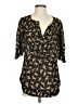 Angie Gold 3/4 Sleeve Blouse Size S - photo 1