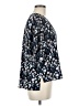 89th & Madison 100% Polyester Blue Short Sleeve Blouse Size M - photo 4