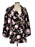 ASOS 100% Polyester Black 3/4 Sleeve Blouse Size 2 - photo 1