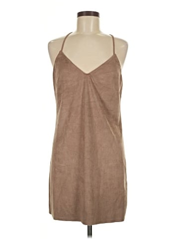 Lavender Brown Casual Dress (view 1)
