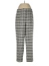 Ann Taylor Plaid Gray Casual Pants Size 8 - photo 1