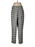 Ann Taylor Plaid Gray Casual Pants Size 8 - photo 2