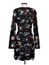 Slate & Willow Print Black Cocktail Dress Size 0 - photo 2
