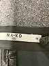 NA-KD 100% Polyester Metallic Silver Casual Pants Size EU 36 / US 6 - photo 4