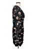 Slate & Willow Print Black Cocktail Dress Size 0 - photo 4