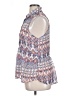 Alloy 100% Polyester Paisley Blue Sleeveless Blouse Size XL - photo 5