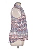 Alloy 100% Polyester Paisley Blue Sleeveless Blouse Size XL - photo 4