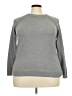 Jeanne Pierre 100% Cotton Solid Gray Pullover Sweater Size 2X - photo 1