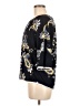 SJS Blue Black 3/4 Sleeve Blouse Size M - photo 5