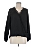 Allison Joy 100% Polyester Black Long Sleeve Blouse Size M - photo 1