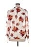 Charming Charlie 100% Polyester Ivory Long Sleeve Blouse Size XL - photo 2