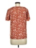 Shein Red Short Sleeve Henley Size 6 - photo 2