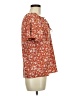 Shein Red Short Sleeve Henley Size 6 - photo 4